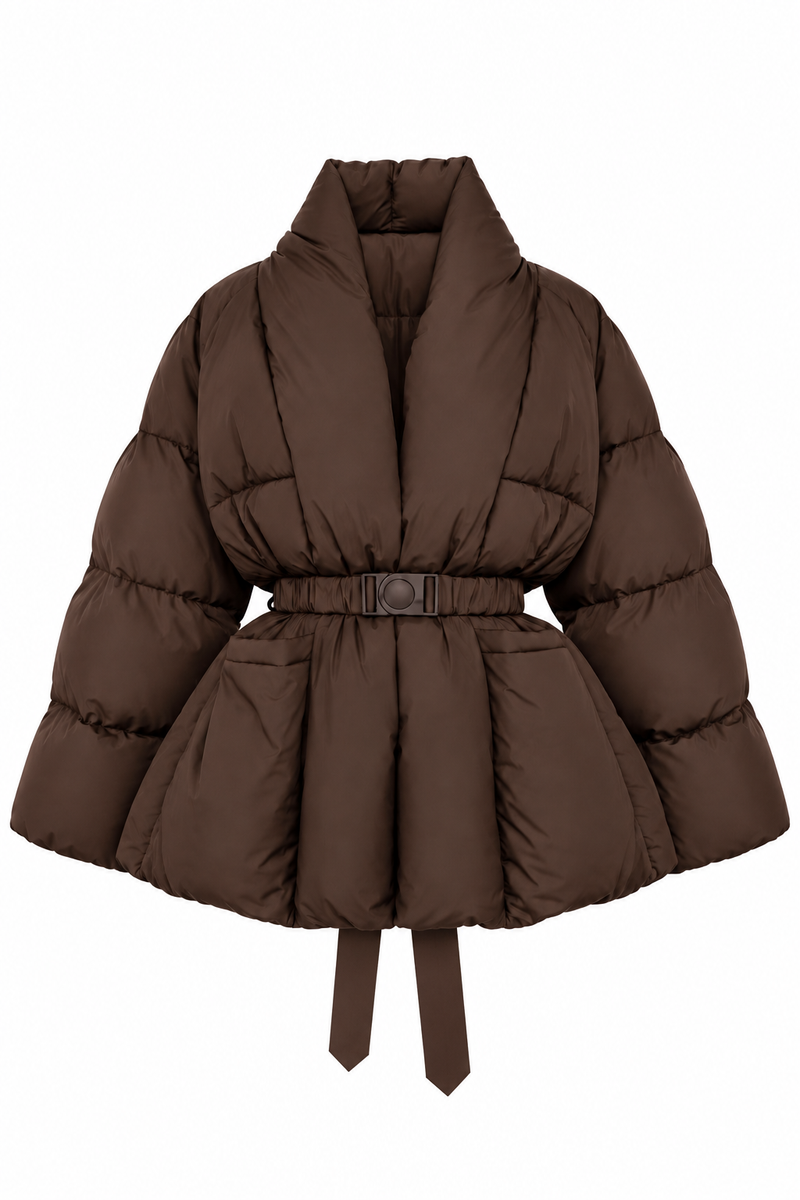 VAYLA Puffer — Braun