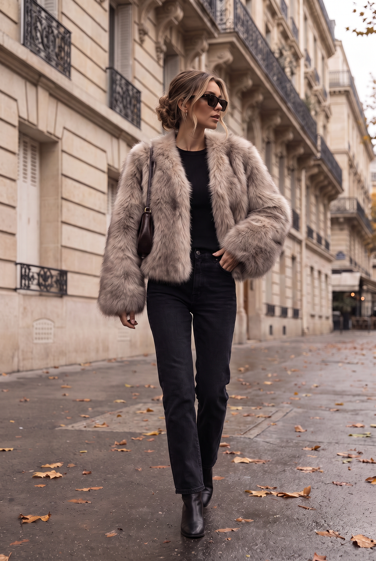 MARGAUX Faux Fur Jacket